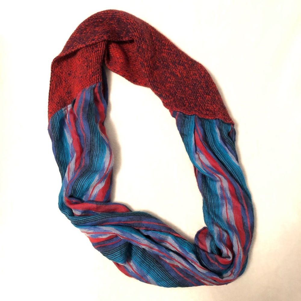 multicolored/multi patterned infinity scarf